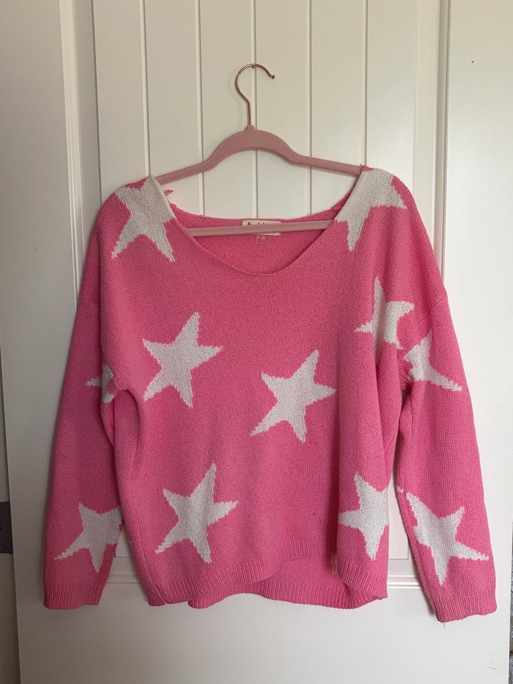 pink star sweater